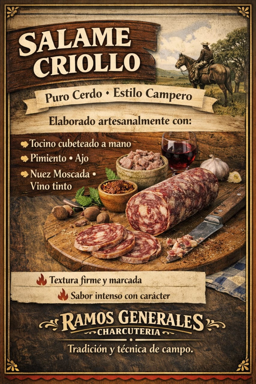 Salame criollo Ramos Generales